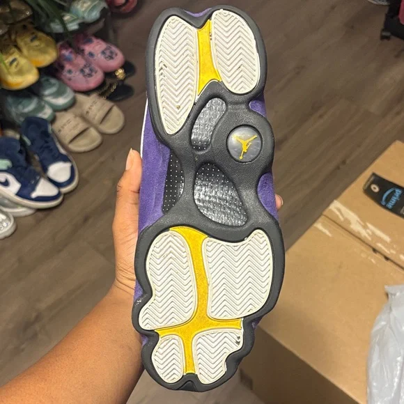 Jordan Air Jordan 13 Retro Box — White/Black/Purple Label - Picture 6 of 6